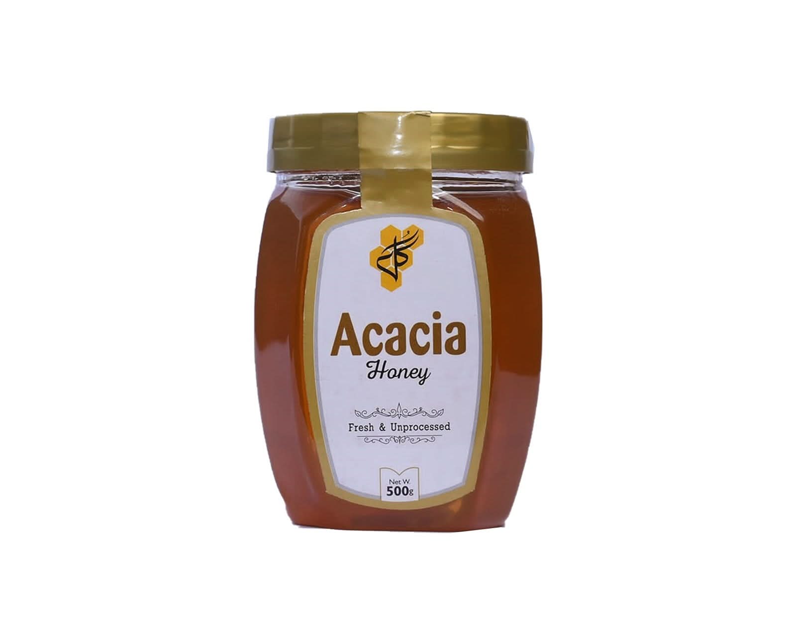 Acacia honey – pure natural raw honey with mild floral flavor.
