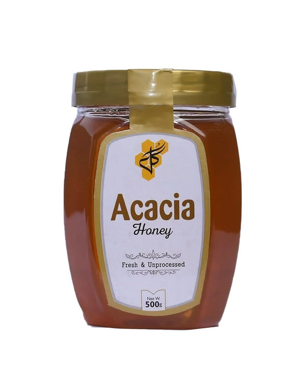 Acacia honey – pure natural raw honey with mild floral flavor.